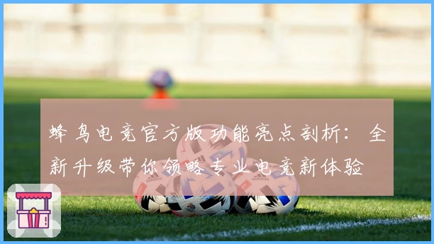 蜂鸟电竞官方版功能亮点剖析：全新升级带你领略专业电竞新体验
